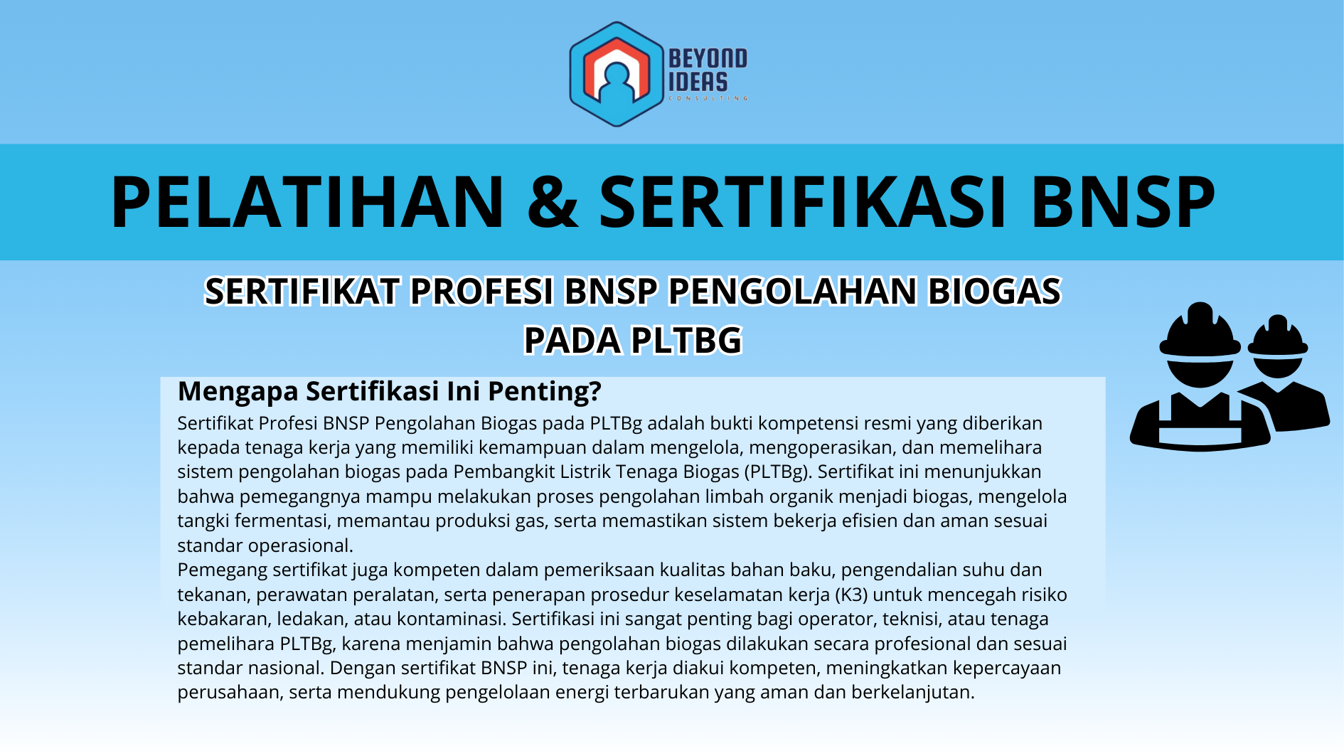 Sertifikat Profesi BNSP Pengolahan Garam